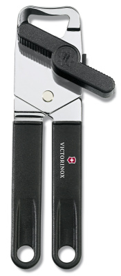 Консервный нож VICTORINOX универсальный, сталь/пластик, чёрный