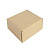 Коробка подарочная mini BOX, размер 17,5 x 15,5 x 8 см, картон МГК бур., самосборная