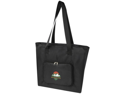 EcoFold Складная эко-сумка из RPET 16 л - сплошной черный