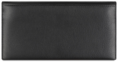 Кошелёк женский BUGATTI СУПЕР ЛЕДИ | LADY TOP, чёрный, натуральная воловья кожа, 19,5х2х10 см