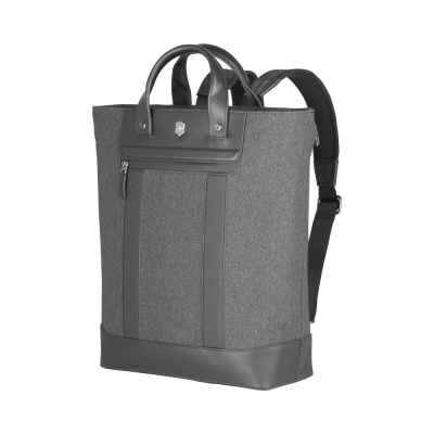 Сумка-рюкзак VICTORINOX Architecture Urban2 2-way Carry Tote 15'',серая,полиэстер/кожа,40x15x40см,20л