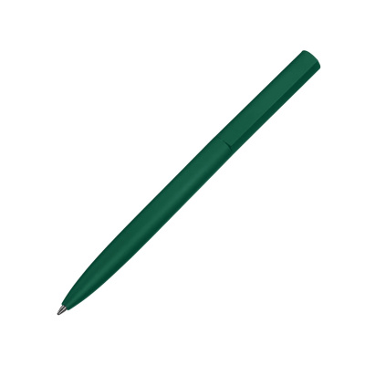 Шариковая металлическая ручка Minimalist софт-тач, зеленый