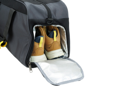 Сумка спортивная TORBER, серый, полиэстер, 48 х 24 х 30 см