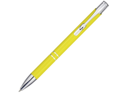 Шариковая ручка Moneta из переработанного алюминия (черные чернила) - Желтый