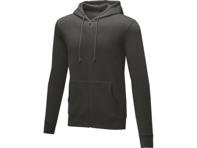 Мужская толстовка на молнии Theron, storm grey , размер 2XL