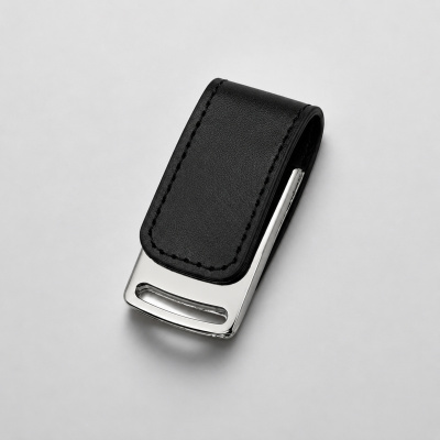Флеш-карта USB 2.0 16 Gb с магнитным замком Vigo, черный/серебристый , размер 16ГБ