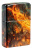 Зажигалка ZIPPO Fire Mage с покрытием 540 Tumbled Brass, латунь/сталь, разноцветная, 38x13x57 мм