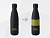 Вакуумная термобутылка Vacuum bottle C1, soft touch, 500 мл, черный, с УФ печатью