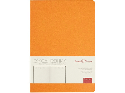 Ежедневник недатированный А5 Megapolis Color Flex, оранжевый