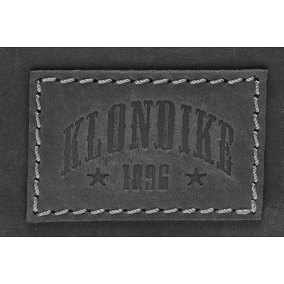 Сумка KLONDIKE Native, натуральная кожа в черном цвете, 35 х 13 х 36 см