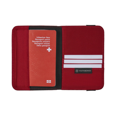 Обложка для паспорта VICTORINOX TA 5.0 Passport Holder, с RFID защитой, красная, нейлон, 10x1x14 см
