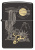 Зажигалка ZIPPO Western с покрытием High Polish Black, латунь/сталь, черная, глянцевая, 38x13x57 мм