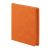Ежедневник недатированный Solas, формат А5, с магнитом, оранжевый, кремовый блок в линейку