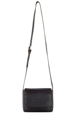 Сумка через плечо KLONDIKE RUSH «Monika», натуральная кожа в темно-коричневом цвете,20 х 15,5 х 8 см