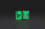 Зажигалка ZIPPO Skull Design с покрытием Glow In The Dark Green,латунь/сталь,разноцветная38x13x57 мм