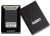Зажигалка ZIPPO License Plate с покрытием Black Matte, латунь/сталь, черная, 38x13x57 мм