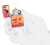 Зажигалка ZIPPO Mars Design с покрытием 540 Matte, латунь/сталь, красная, матовая, 38x13x57 мм