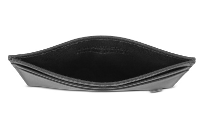 Портмоне для кредитных карт BUGATTI ЧЕРНАЯ МАГИЯ | BLACK MAGIC, с защитой данных RFID, черное, натуральная кожа козы, 10х0,5х7 см