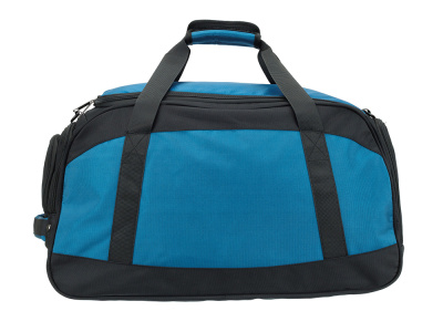 Сумка спортивная TORBER, синий/черный, полиэстер, 52 х 25 х 30 см