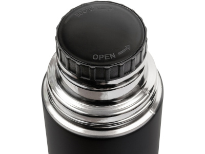 Термос Relaxika 101 (1 литр), черный (без лого) , размер 1000