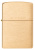 Зажигалка ZIPPO классическая с покрытием матовая латунь | Classic Brushed Brass, латунь/сталь, золотистая, матовая, 38x13x57 мм