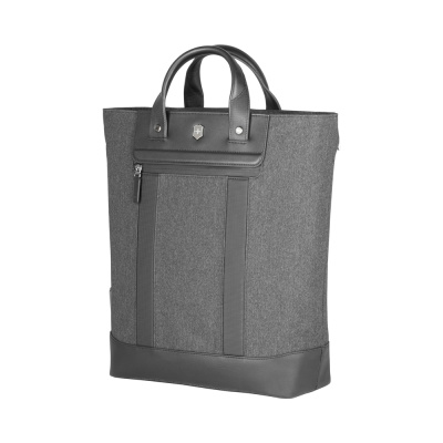 Сумка-рюкзак VICTORINOX Architecture Urban2 2-way Carry Tote 15'',серая,полиэстер/кожа,40x15x40см,20л
