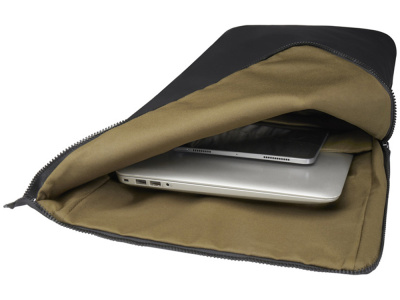 Рюкзак для ноутбука 15,6 Turner объемом 12 л со сворачивающимся верхом, изготовленный из переработанных материалов по стандарту GRS - сплошной черный