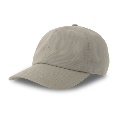 Бейсболка "DAD HAT-S", 6 клиньев, металлическая застежка, серый, 100% хлопок, 270 г/м2