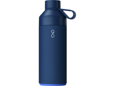 Бутылка для воды Big Ocean Bottle объемом 1000 мл с вакуумной изоляцией, синий , размер 1000 мл