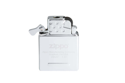 Газовый вставной блок для широкой зажигалки Zippo, одинарное жёлтое пламя, нержавеющая сталь
