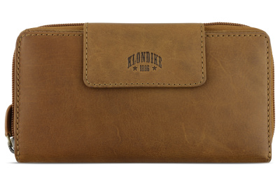 Кошелек KLONDIKE RUSH «Sheila», натуральная кожа в коньячном цвете, 19 х 11 х 4 см