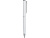 Шариковая металлическая ручка с анодированным слоем Monarch, белая