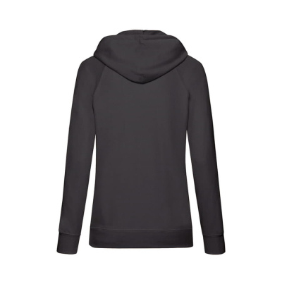 Толстовка женская "LIGHTWEIGHT", черный_S, 80% хлопок, 20% полиэстер, 240 г/м2