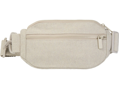 Кресент сумка через плечо Aware™ плотностью 500 г/м² из переработанного материала, бежевый