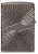 Зажигалка ZIPPO Armor® с покрытием Black Ice®, латунь/сталь, чёрная, 38x13x57 мм