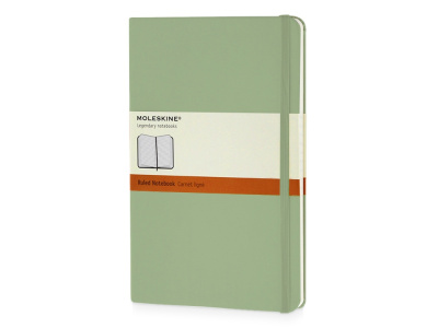 Записная книжка Moleskine Classic (в линейку) в твердой обложке, Large (13х21см), фисташковый , размер A5