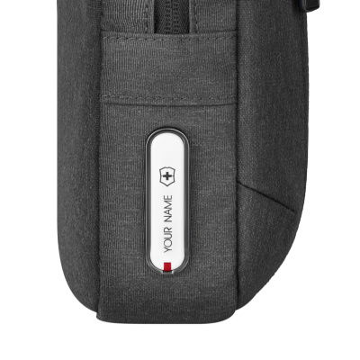 Сумка через плечо VICTORINOX Architecture Urban2 Crossbody Bag,серый, полиэстер/кожа, 9x22x28 см, 6 л