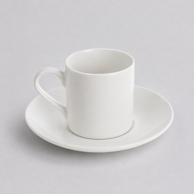 Кофейная пара прямой формы Espresso, 100мл, белый