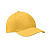 6 panels baseball cap желтый