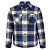 Куртка рубашка мужская NOAH, синий, M/L(1),100%хлопок,180 г/м2;подкладка и утеплитель:100%полиэстер