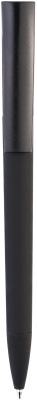 Ручка ZETA SOFT Черная полностью 1010.88