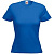 Футболка "Lady-Fit Crew Neck T", ярко-синий_XS, 95% х/б, 5% эластан, 210 г/м2
