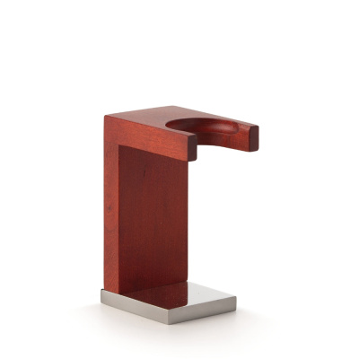 Помазок для бритья с подставкой MONDIAL THOR, бриар, синтетический ворс KREX SILVERTIP, размер узла XL (24,5 мм)