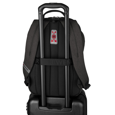 Рюкзак WENGER MX Light 16”, серый, 100% полиэстер, 31х20х44 см, 21 л