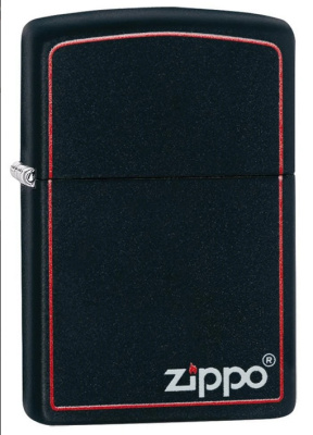 Зажигалка ZIPPO Classic с покрытием Black Matte, латунь/сталь, чёрная, матовая, 38x13x57 мм