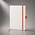 Блокнот ColorNote White, твердая обложка A5, 80 листов, белый и оранжевый