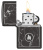 Зажигалка ZIPPO Marble Flame с покрытием High Polish Black, латунь/сталь, черная, глянцевая, 38x13x57 мм