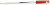 Шариковая ручка Hauser Gliss Pearl, пластик, цвет красный