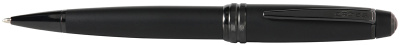 Шариковая ручка Cross Bailey Matte Black Lacquer. Цвет - черный.