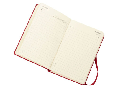 Ежедневник Moleskine Classic (2022), Pocket (9х14), красный, твердая обложка , размер A6